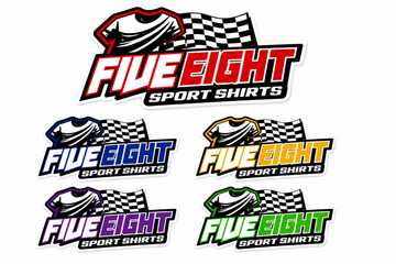 Five Eight Sport Shirts Decal  4"x7"