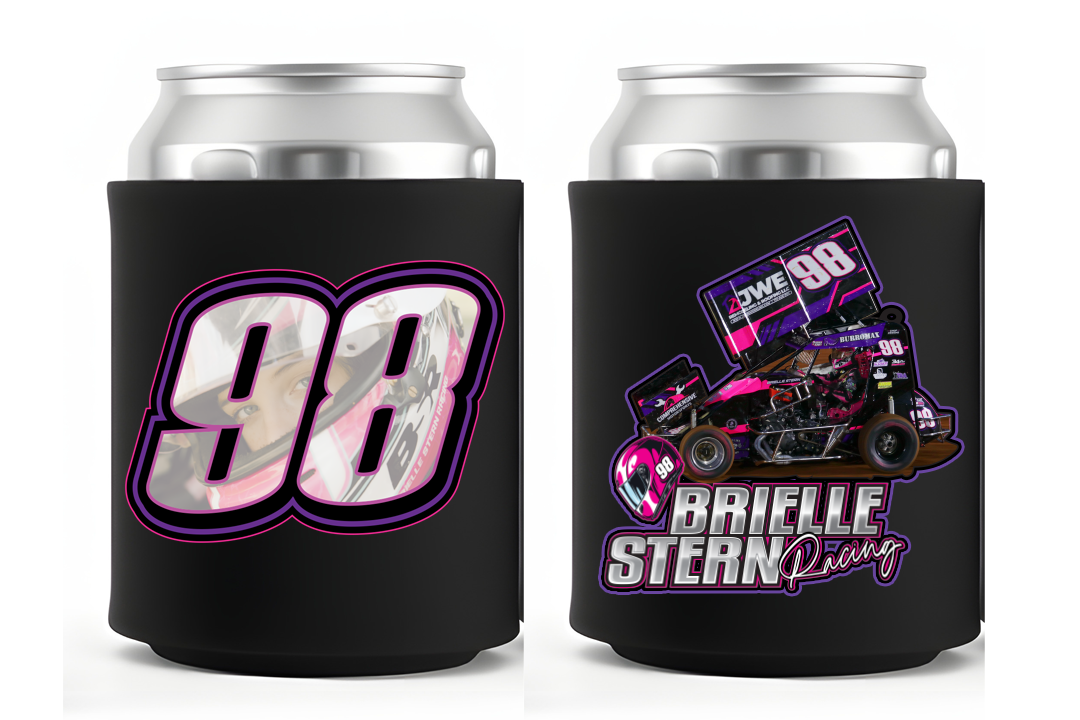 Brielle Stern Racing Collapsible Foam Koozie