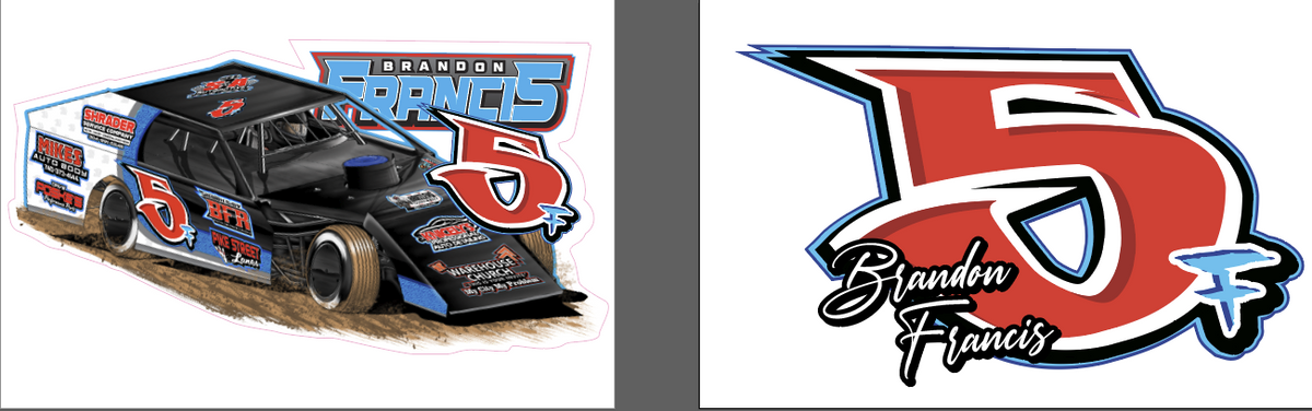 Francis Racing Logo Brandon Francis 2026 Decals