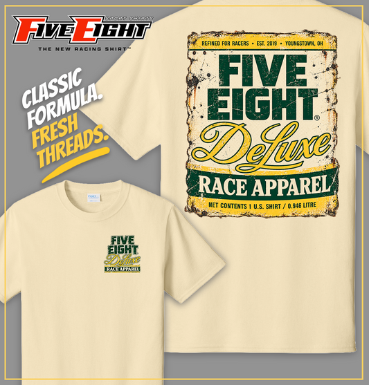 Five Eight Deluxe racing T-shirt in cream