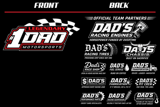 Legendary #1 Dad Motorsports T-Shirt