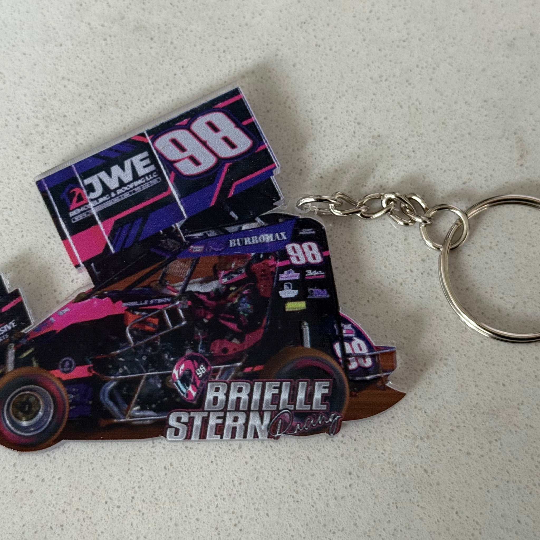 Brielle Stern 2025 Sprint Car Keychain
