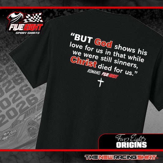 Romans Five Eight Origins Tee